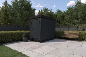 View 001 Shed Standard Style 7016 Grey Day 